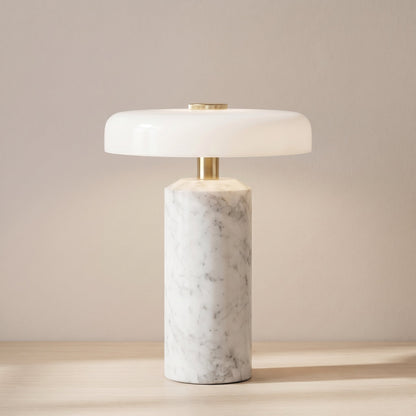 Marble Glass Table Lamp
