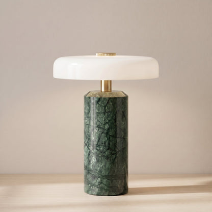 Marble Glass Table Lamp