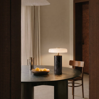Marble Glass Table Lamp
