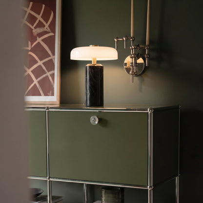 Marble Glass Table Lamp